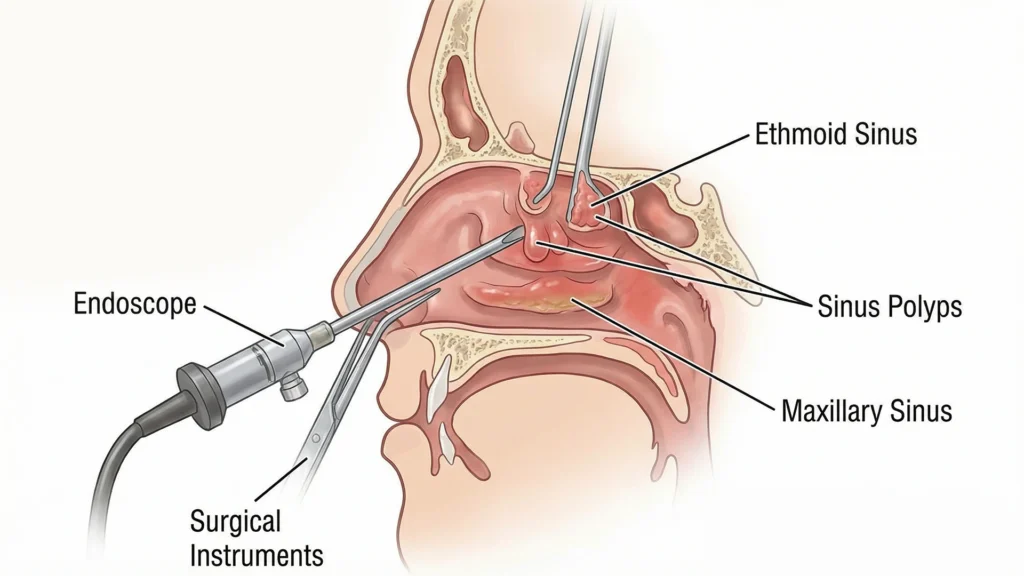 Treatments FESS diagram 1